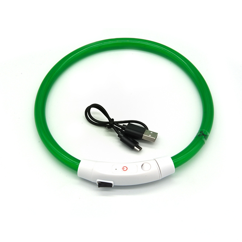 chien collier lumineux | LED
