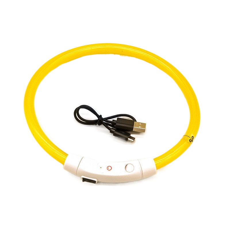 chien collier lumineux | LED
