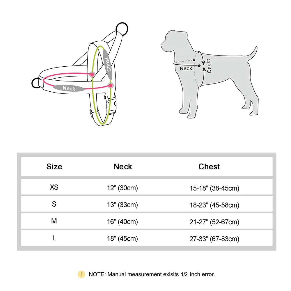 Harnais pour chien - Ajustable