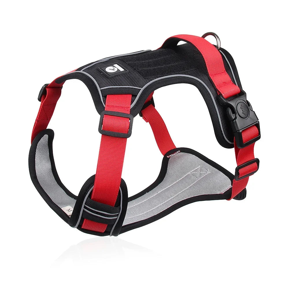 Harnais chien anti traction - Reflechissant
