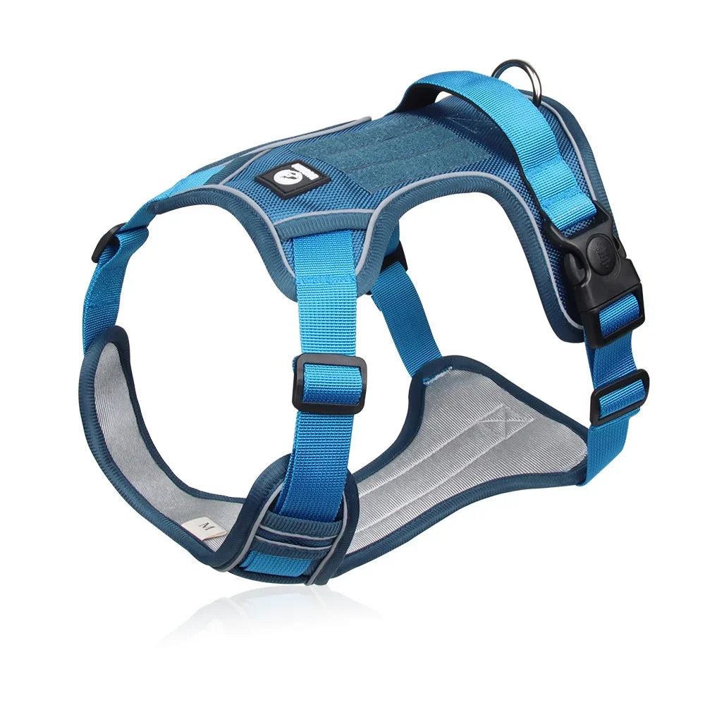 Harnais chien anti traction - Reflechissant