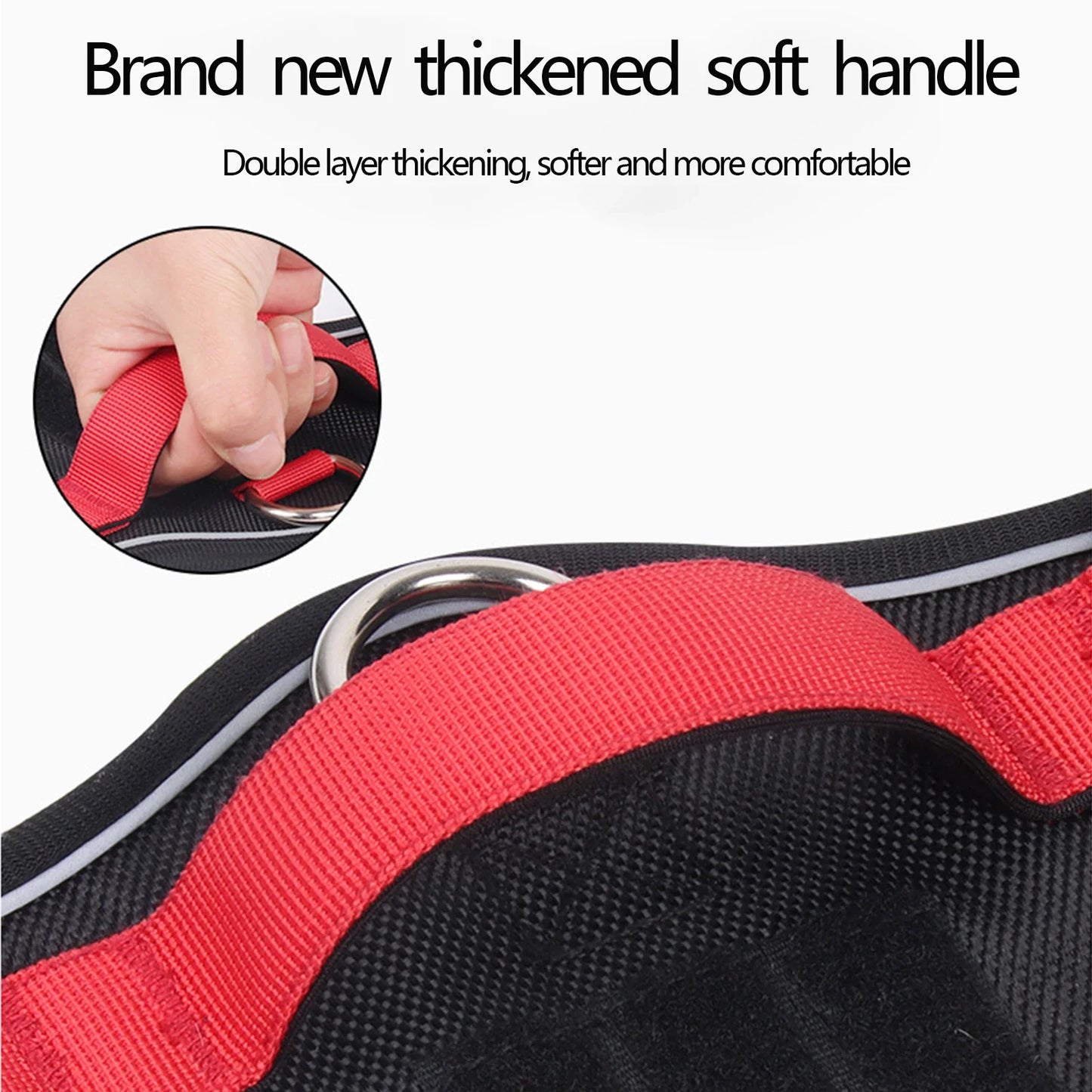 Harnais chien anti traction - Reflechissant