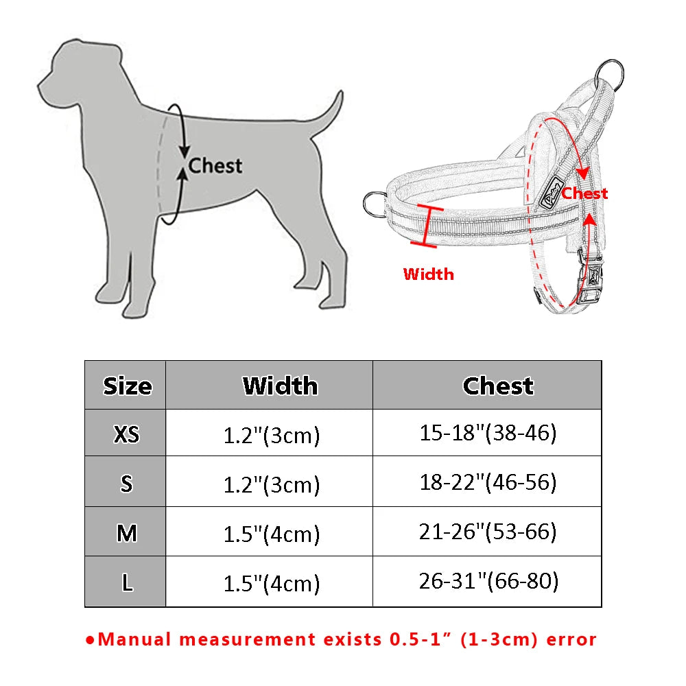 Harnais pour chien - Ajustable