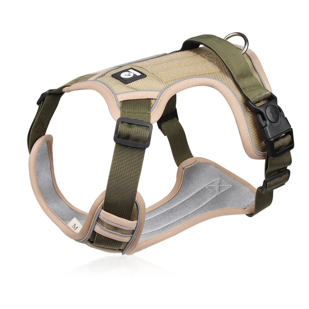Harnais chien anti traction - Reflechissant