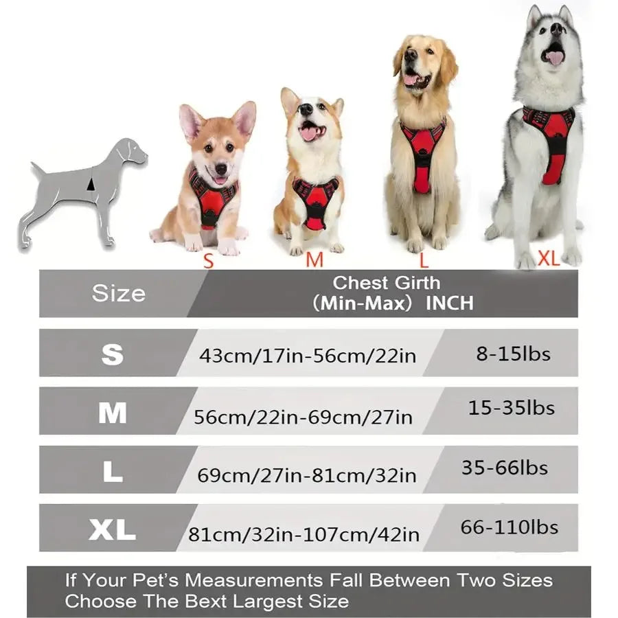 Harnais anti traction chien - Tout confort