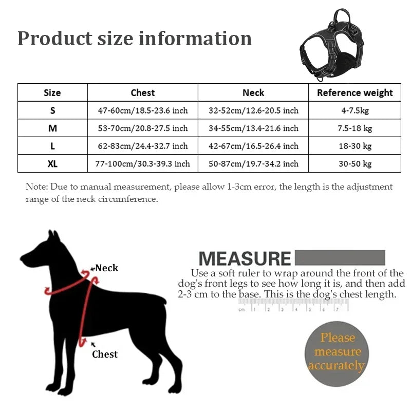 Harnais chien | Ajustable