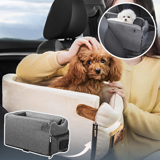 Dog Car Seat Central Car - Mon chien voyageur