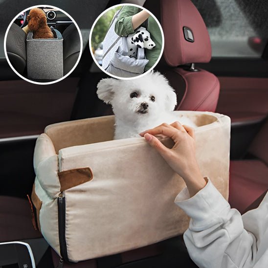 Dog Car Seat Central Car - Mon chien voyageur