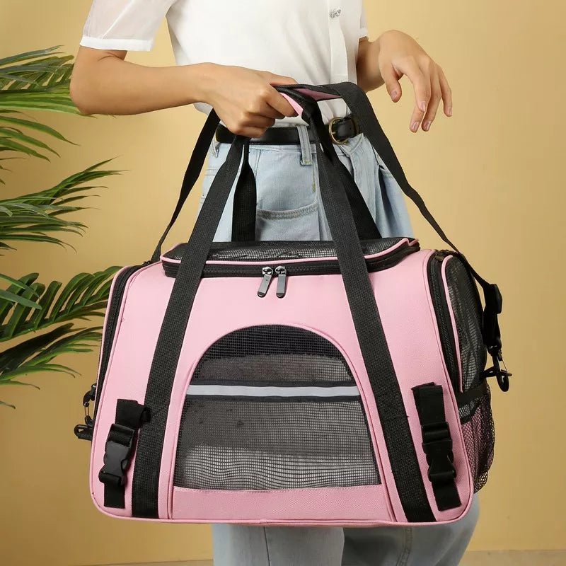 DogCarrierBag™ - Rose - Mon chien voyageur