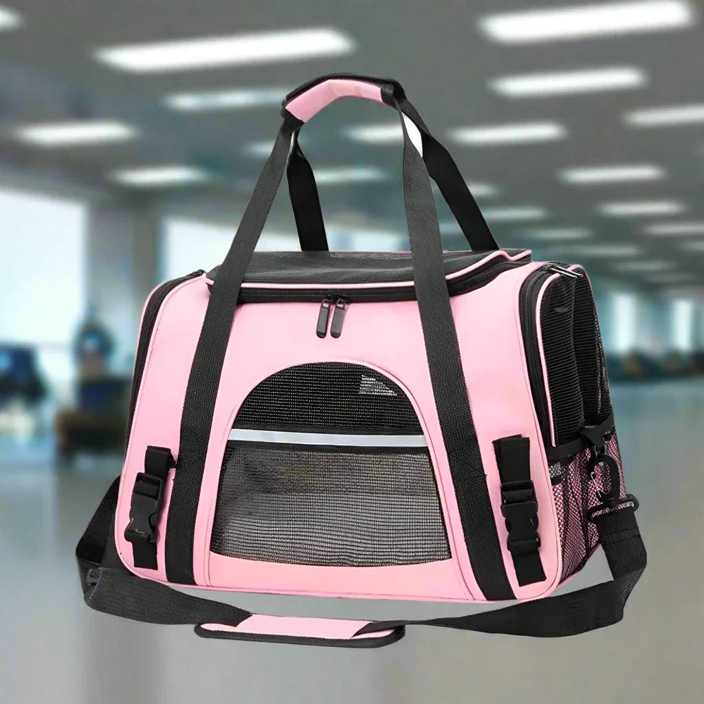 DogCarrierBag™ - Rose - Mon chien voyageur