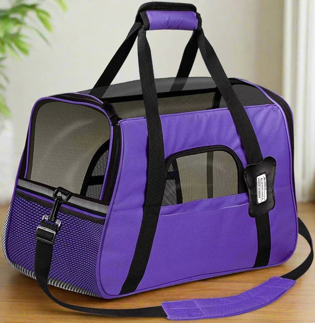 DogCarrierBag™ - Violet - Mon chien voyageur