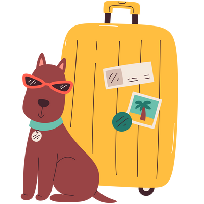 Mon chien voyageur
