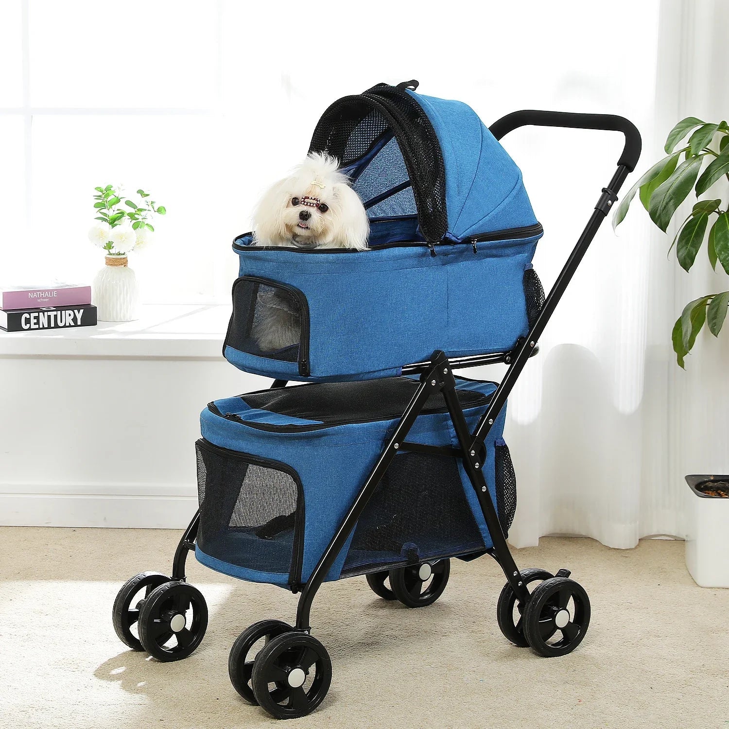 PetStroller™ - Bleu - Mon chien voyageur